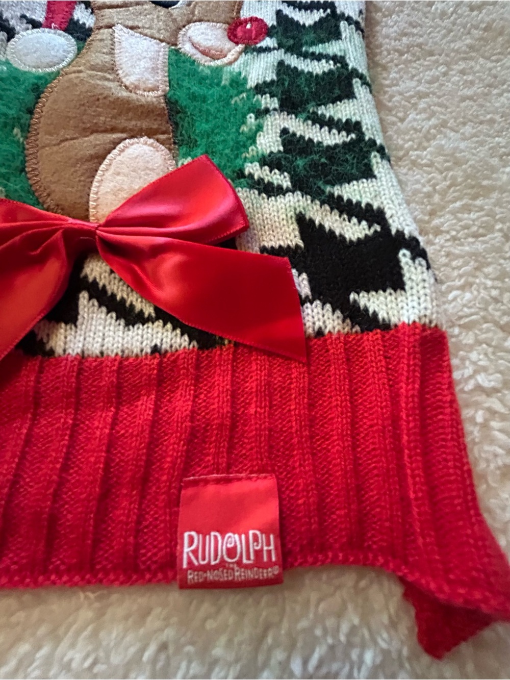 Small Rudolph Turtleneck for Dogs - Picture 3 of 7